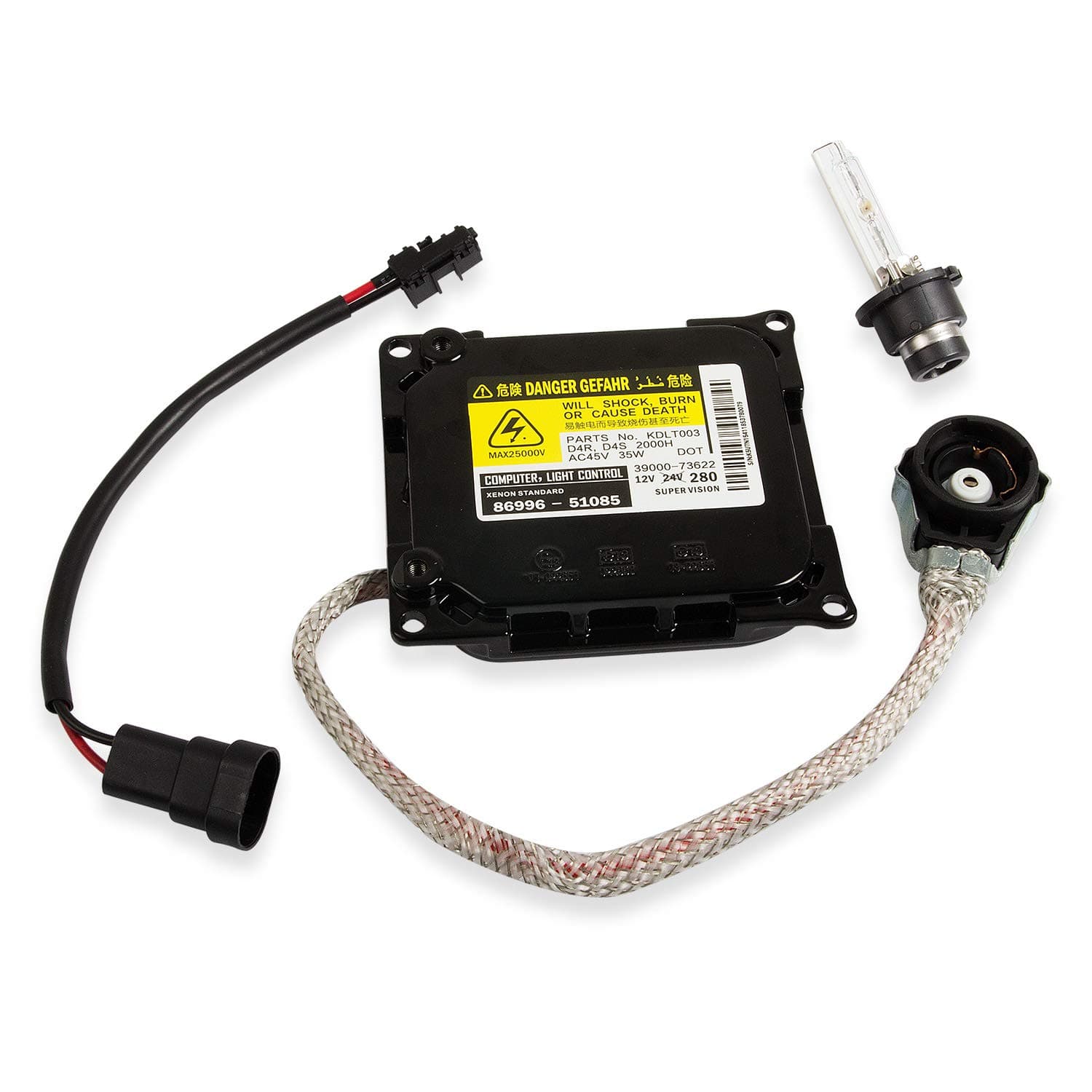 RANSOTO Xenon HID Headlight Ballast Control Unit with Igniter D4S Bulb Compatible with 2006-2012 Lexus IS250 GX460 ES350 GS300 GS350 RX350 & Toyota Prius Avalon, Replaces DDLT003 85967-52020 KDLT003
