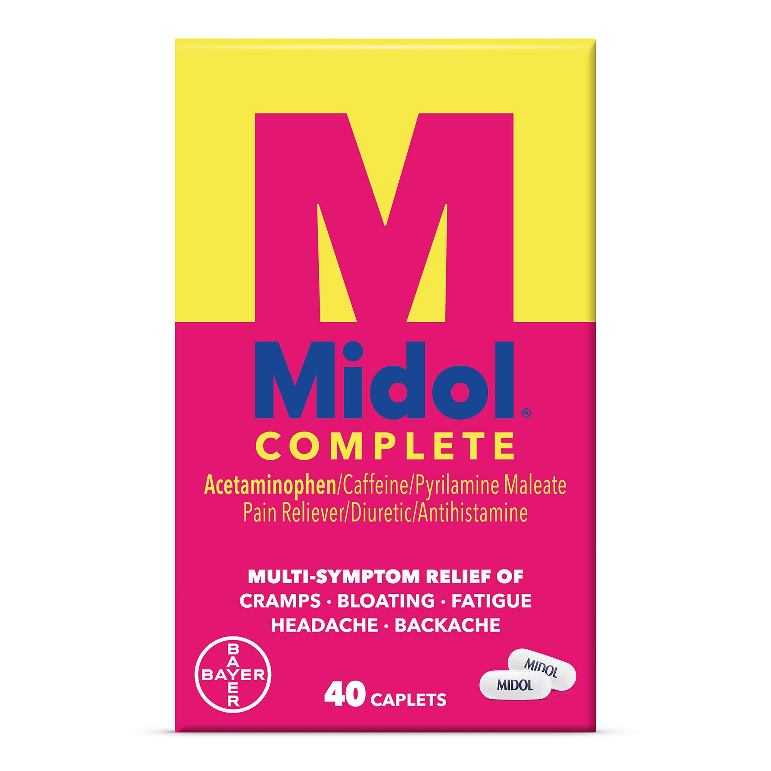Midol Complete Multisymptom Relief Caplets - 40 Count