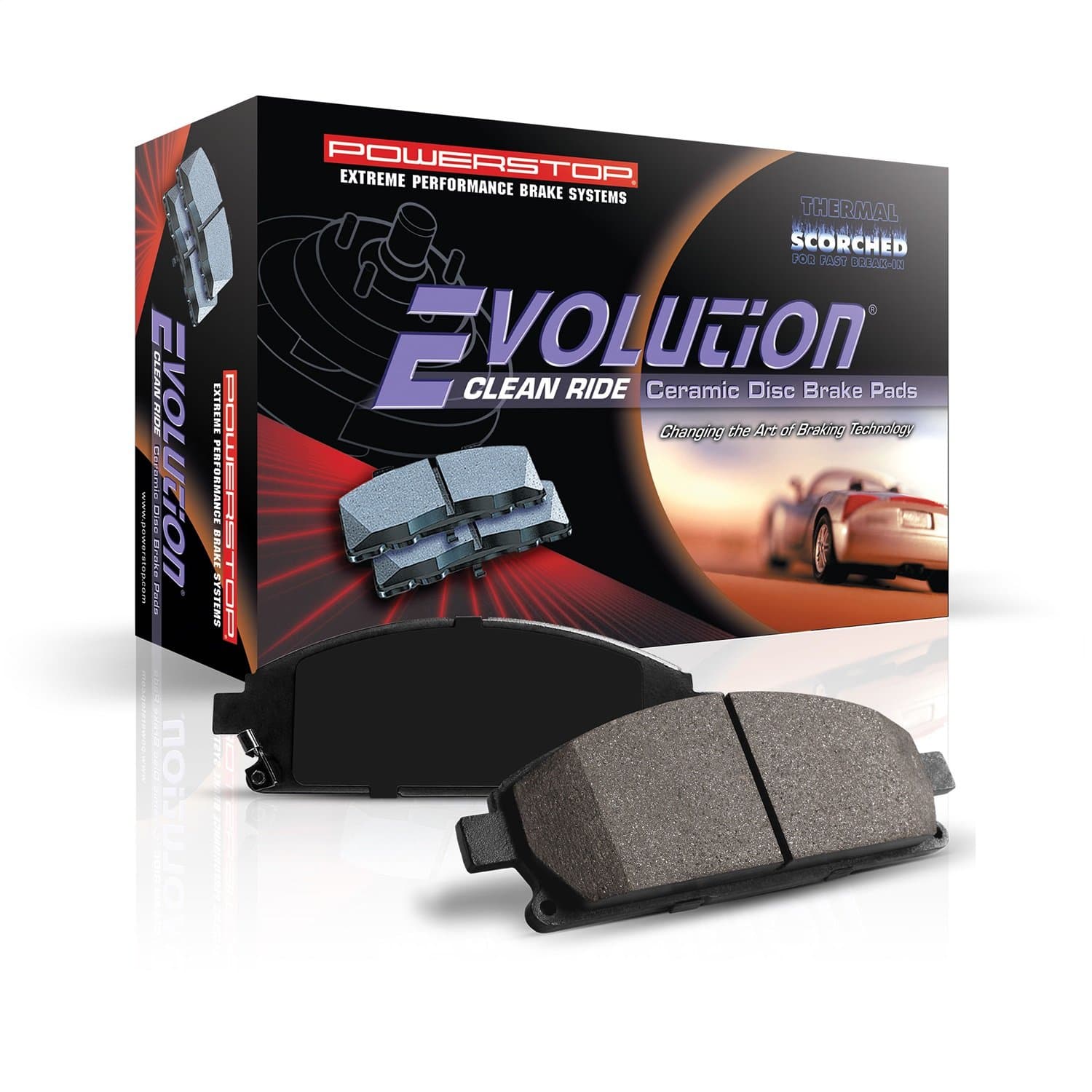 Power Stop 16-1422 Z16 Evolution Front Ceramic Brake Pads