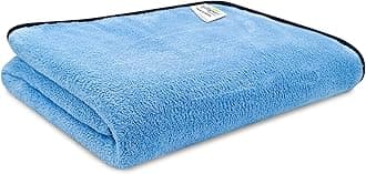 SOFTSPUN Microfiber Bath Towel 1Pc Sky Blue! Ultra Absorbent Super Soft & Lightweight Quick Drying for Men & Women Daily Use Large Size Unisex.