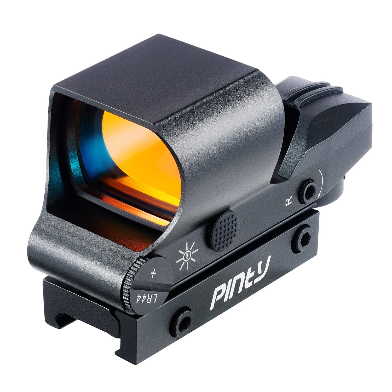 PINTY Reflex Sight Red Dot Sight with Red/Green Dot & Multiple Reticles, for Picatinny Rail, Pistol, Rifle (Optional Laser Combo)