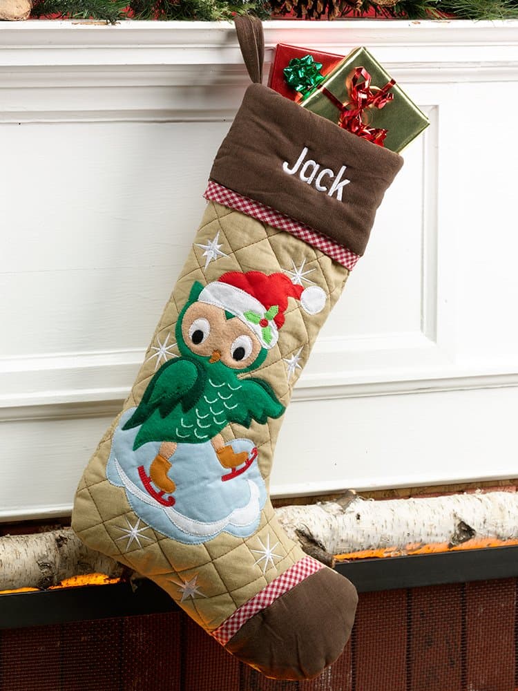 Christmas Stocking Cabin Series Owl