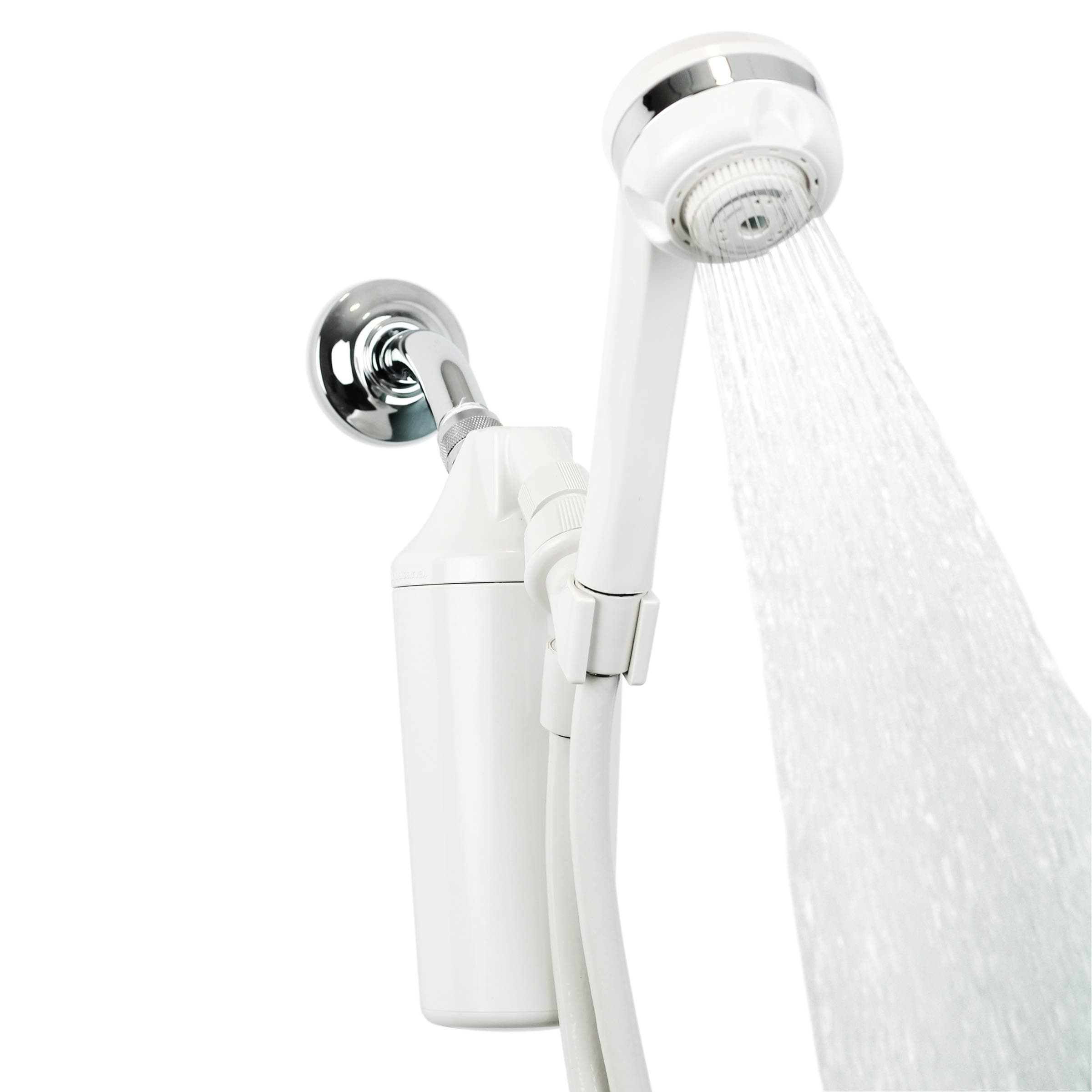 Aq-4105 Showerhead Filter System With Handheld Wand