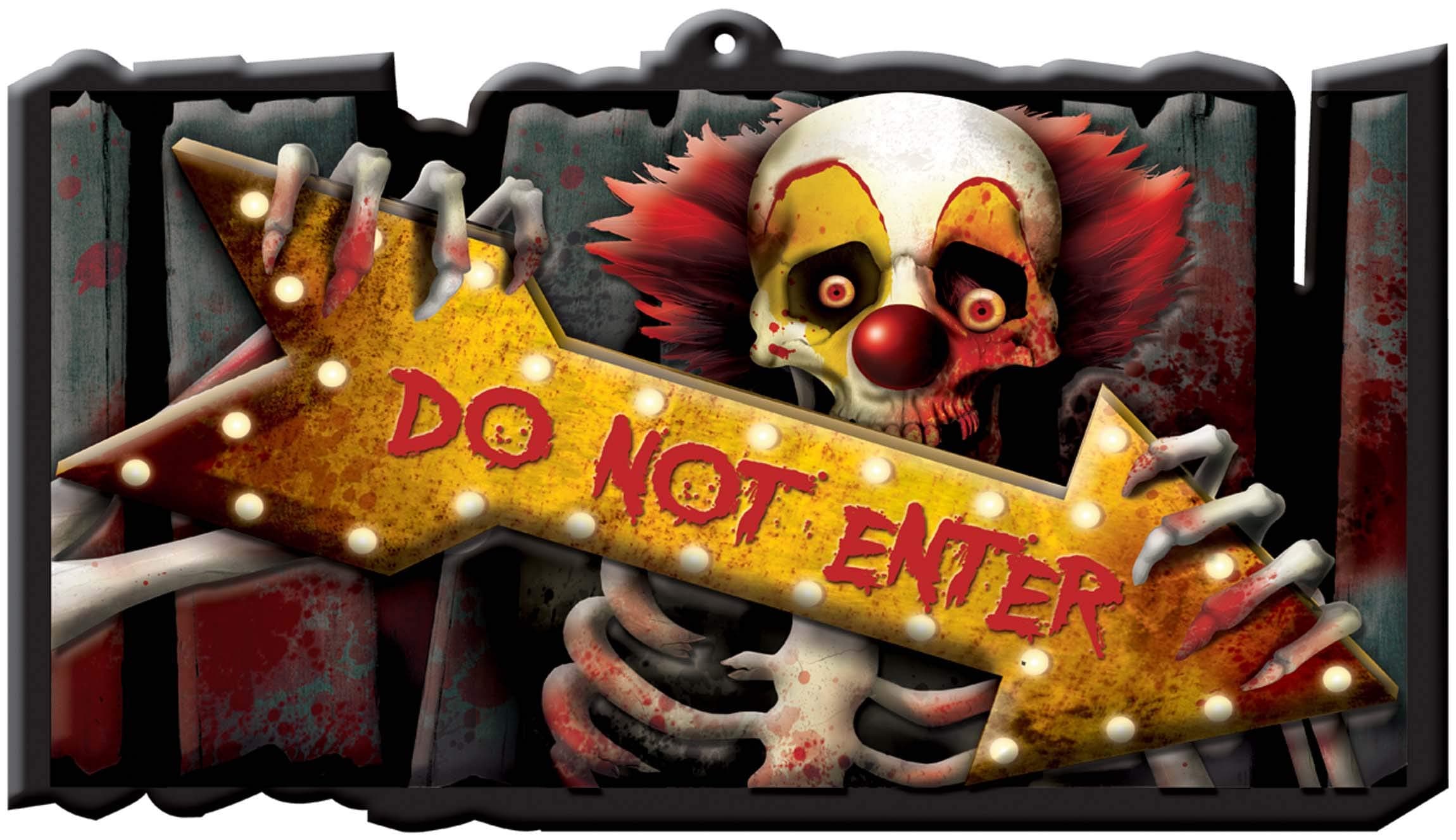 Creep Carnival Vacuform Sign (Standard)
