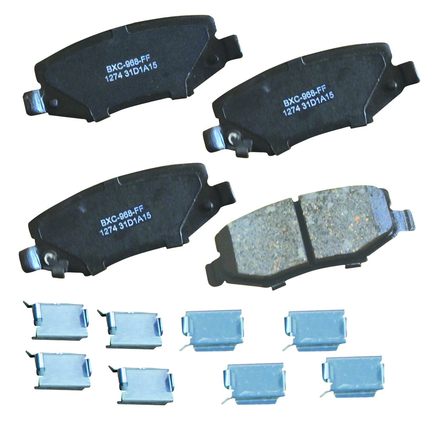 BENDIX SBC1274 Stop By Brake Pad, 4 Pack