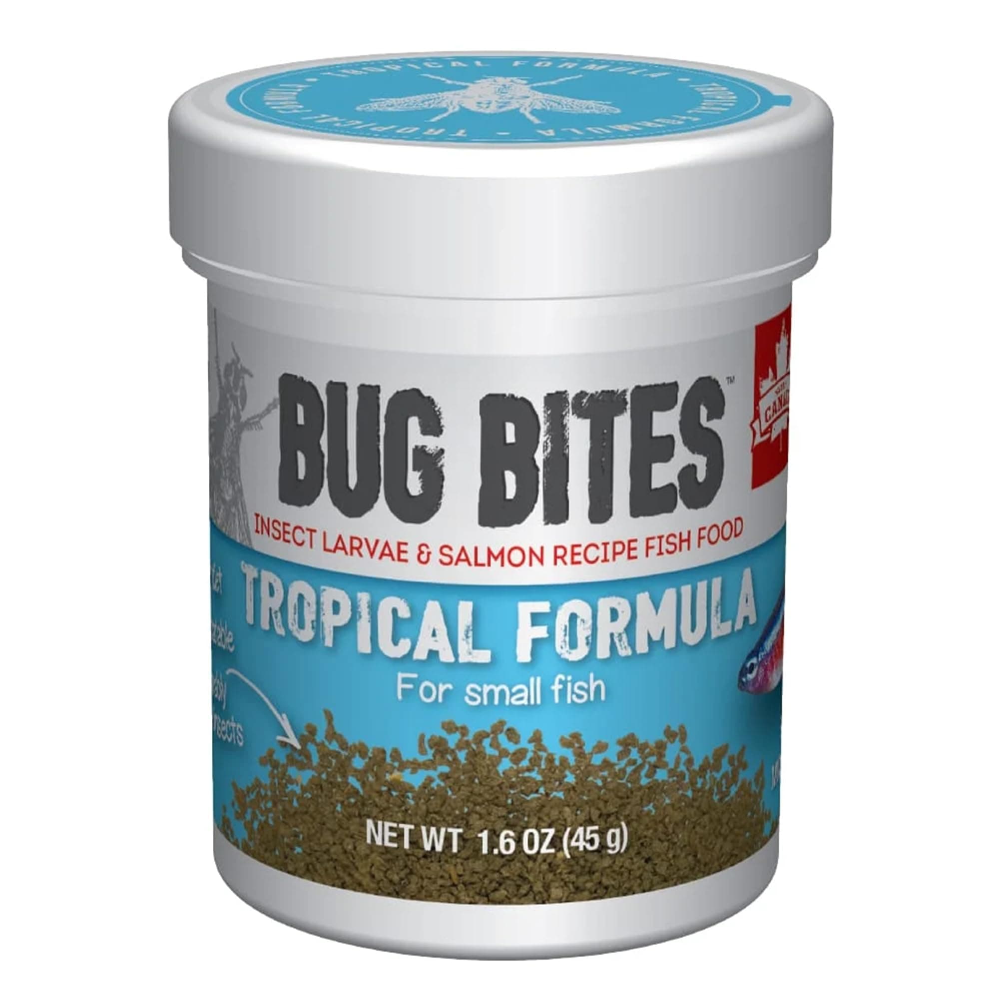 Bug Bites Tropical Formula for Small to Medium Fish, 1.59 oz