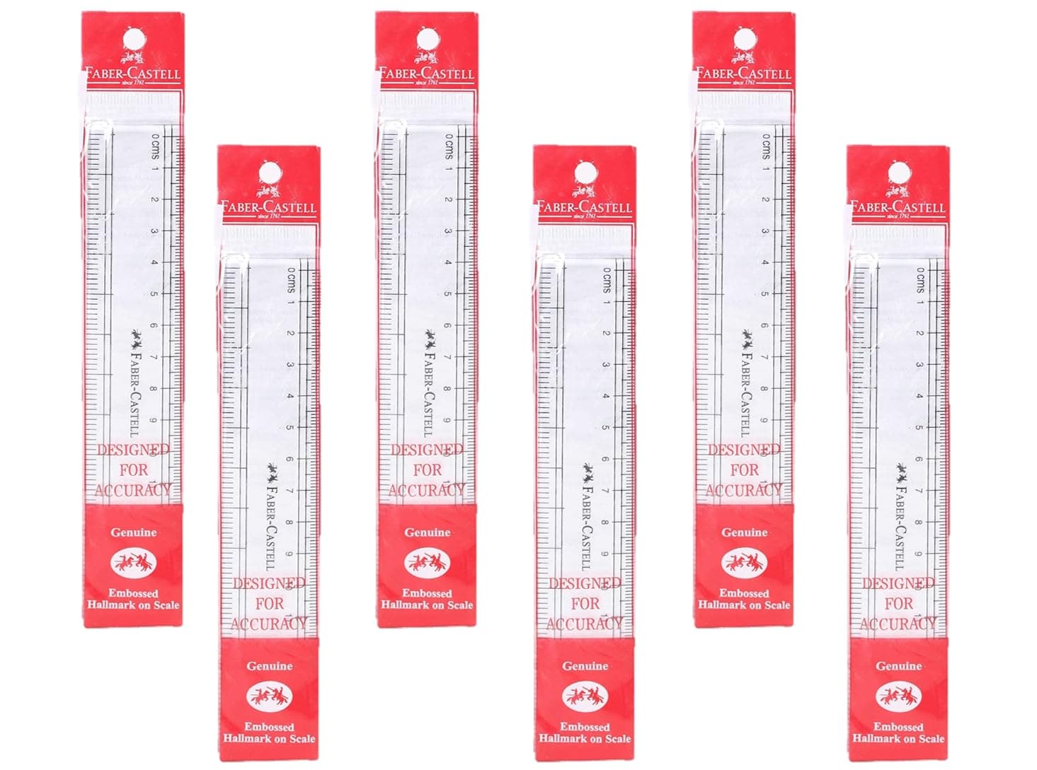 Faber-Castell Regular Scale - 15 Cm (6),Multicolor