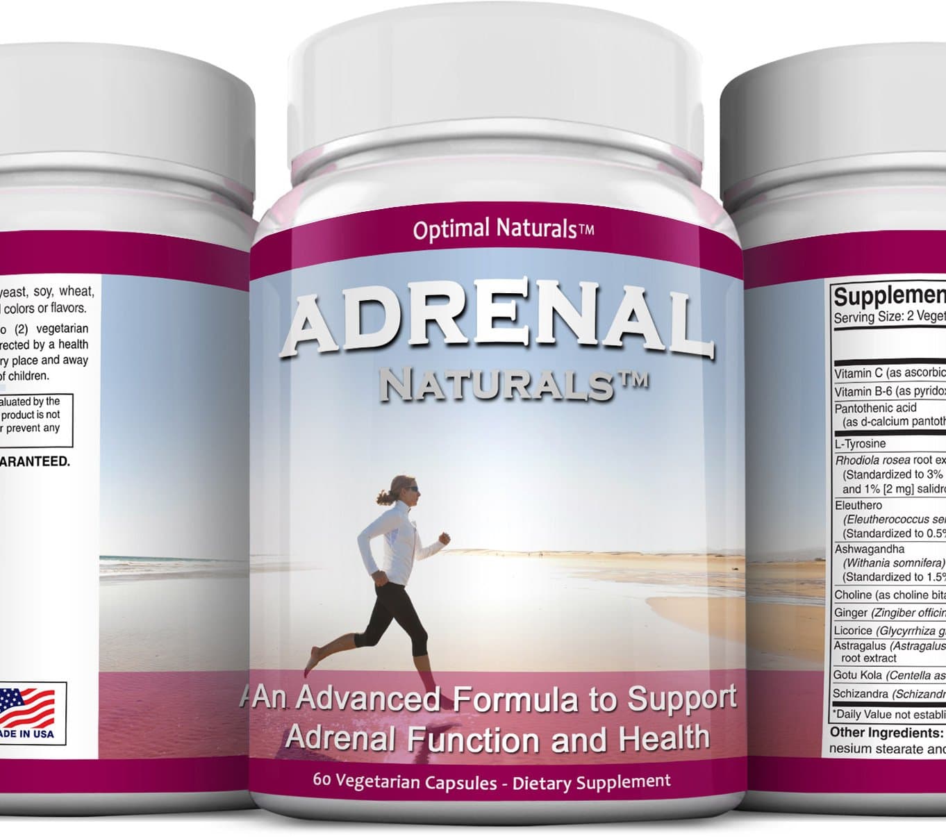 Adrenal Fatigue Support Supplement • Adrenal Complex Packed w/Essential Nutrients & Herbs to Support Healthy Adrenal Cortex Function and Response to Stress, Immune System Strength, and Energy Levels.