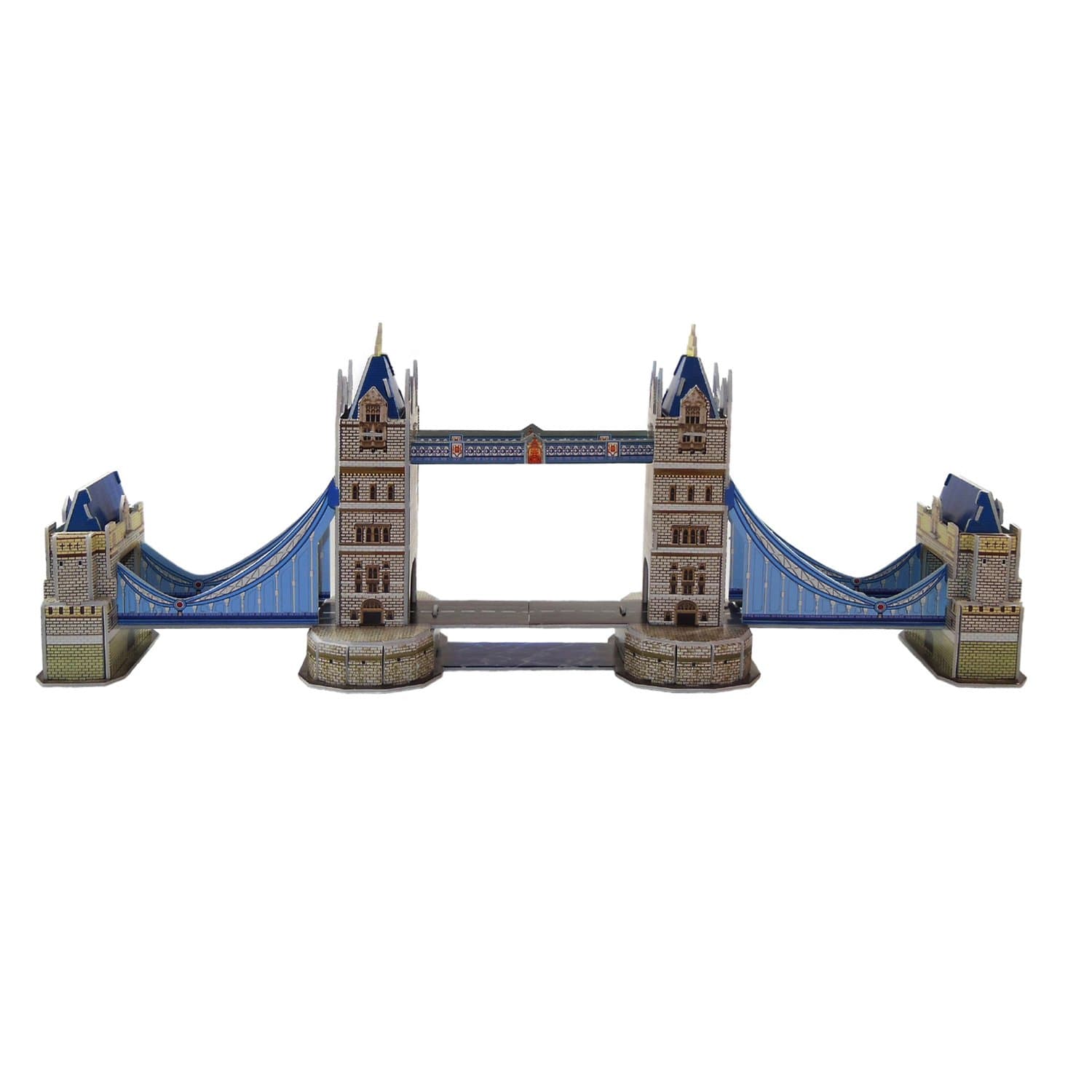 Creative 3D Puzzle Paper Model London Tower Bridge DIY Fun & Educational Toys World Great Architecture Series, 41 Pcs