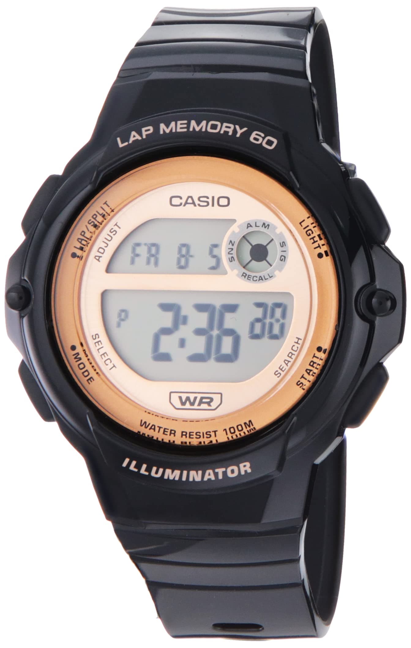 Casio Illuminator Lap Memory 60 5-Year Battery Women's Digital Sports Watch Model: LWS-1200H