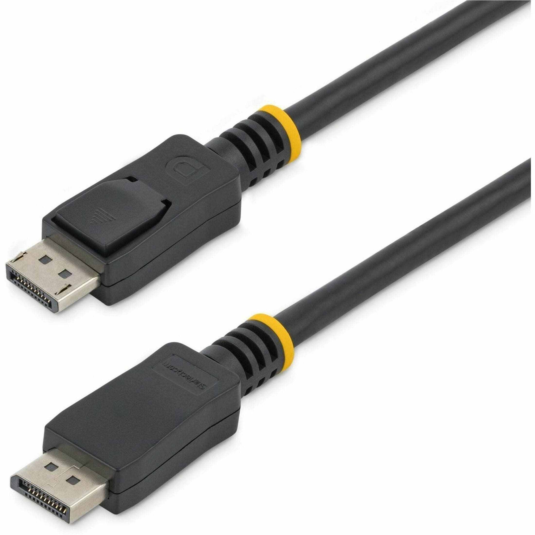 StarTech.com 10ft (3m) DisplayPort 1.2 Cable - 4K x 2K Ultra HD VESA Certified DisplayPort Cable - DP to DP Cable for Monitor - DP Video/Display Cord - Latching DP Connectors (DISPLPORT10L)