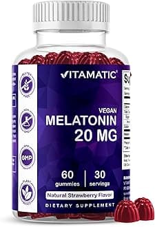 Melatonin 20mg Gummies for Adults, 30 Servings - 60 Count - Non-Habit Forming Supplement