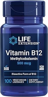 Life Extension B12, 500 Mcg, 100 Dissolving Lozenges