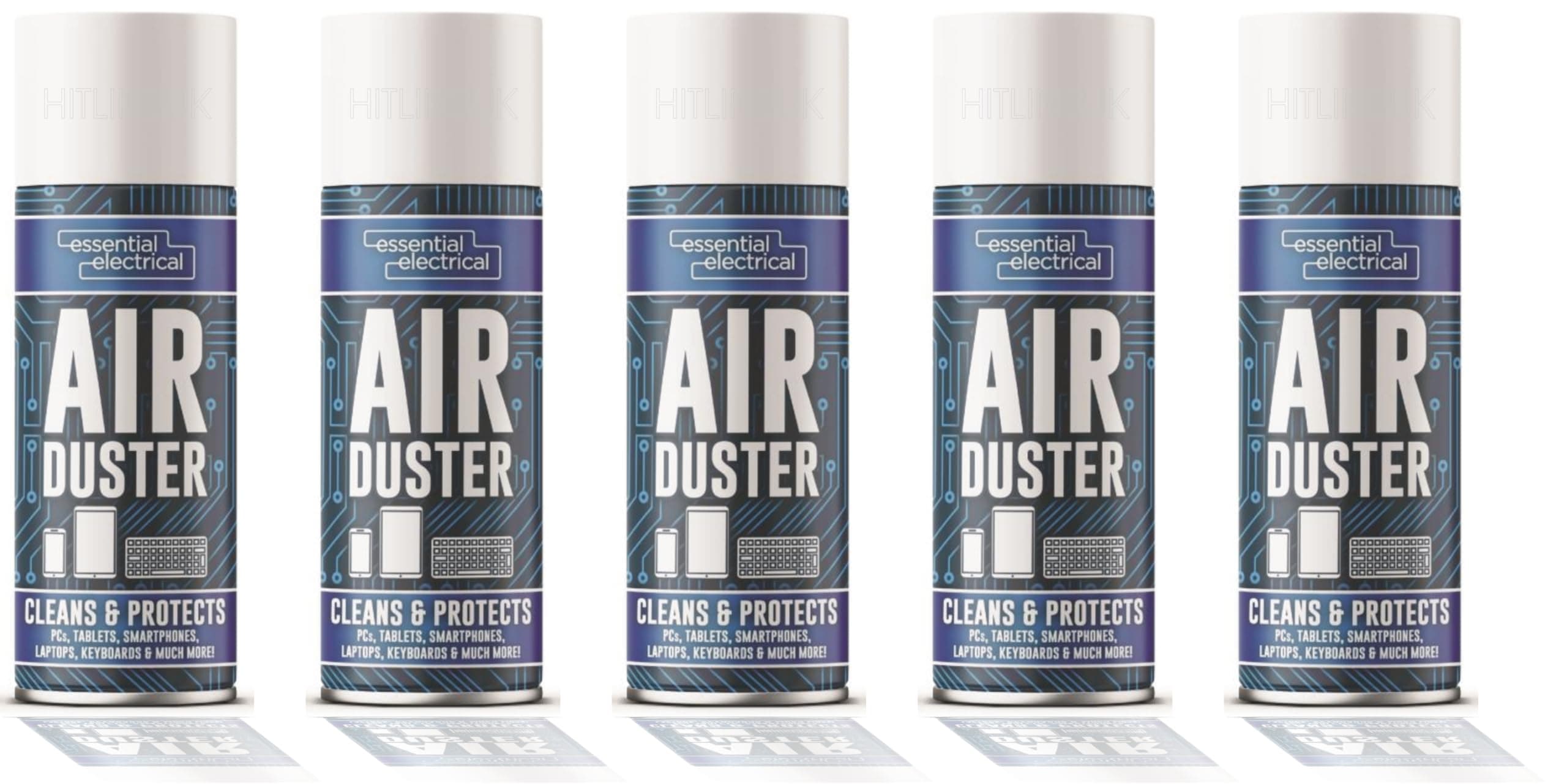 5 x Compressed Air Duster Spray Can Cleaner Electronics Keyboard Electronics 200ml