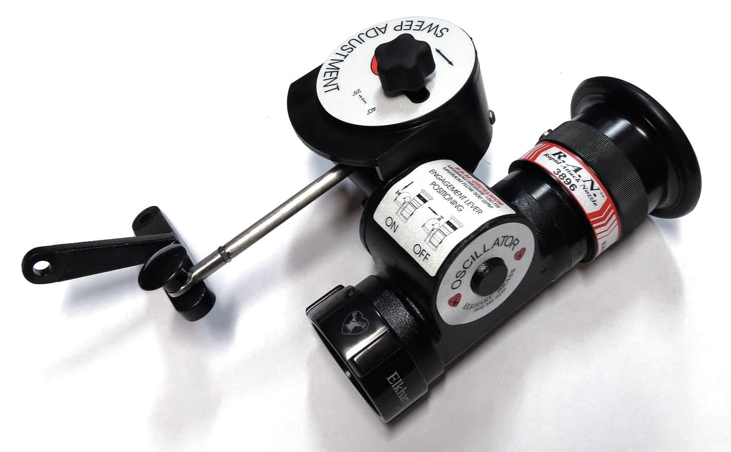 Fire Hose Nozzle, 2-1/2 In., Black