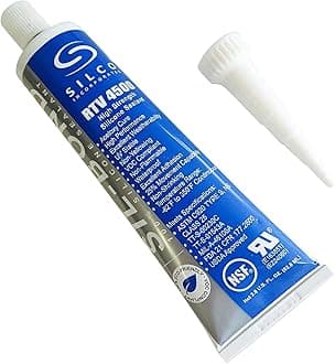 Silicone RTV 4500 FDA Grade High Strength Silicone Sealant, Black (2.8 fl.oz)