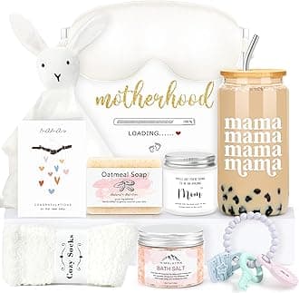 New Mom Care Package After Baby New Mom Gift Basket New Mom Gifts for Women After Birth Postpartum Gifts for Mom Baby Shower Gifts for Mom Cool Gifts for New Mom First Time Mom Gifts New Mom Gift Set