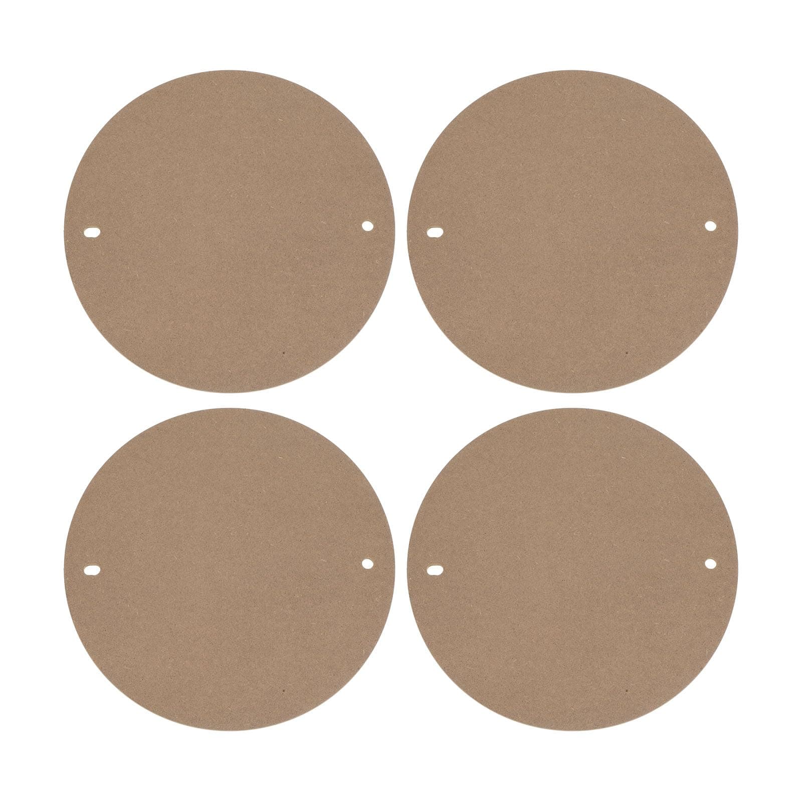 4 Pack 12" Pottery Wheel Bat, 1/3" Thick Round Pottery Bat System, Pre Pin Holes 10" Apart for All Standard Pottery Wheels