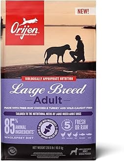 Grain Free High Protein Dry Dog Food Large Breed Adult Recipe 23.5lb Bag