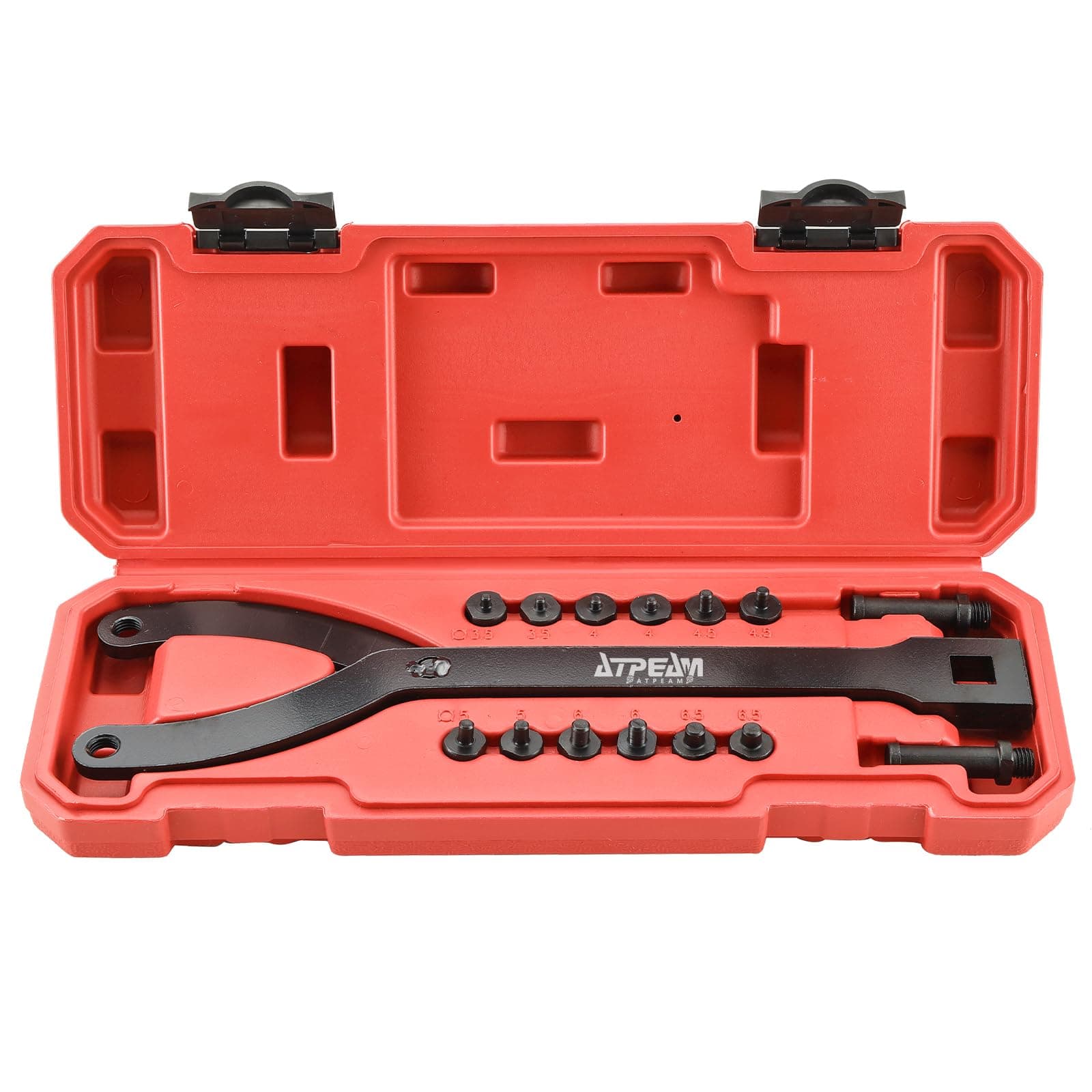 Spanner Wrench Set with Variable Pins 15Pc Adjustable Spanner Wrench fits Camshaft pulleys