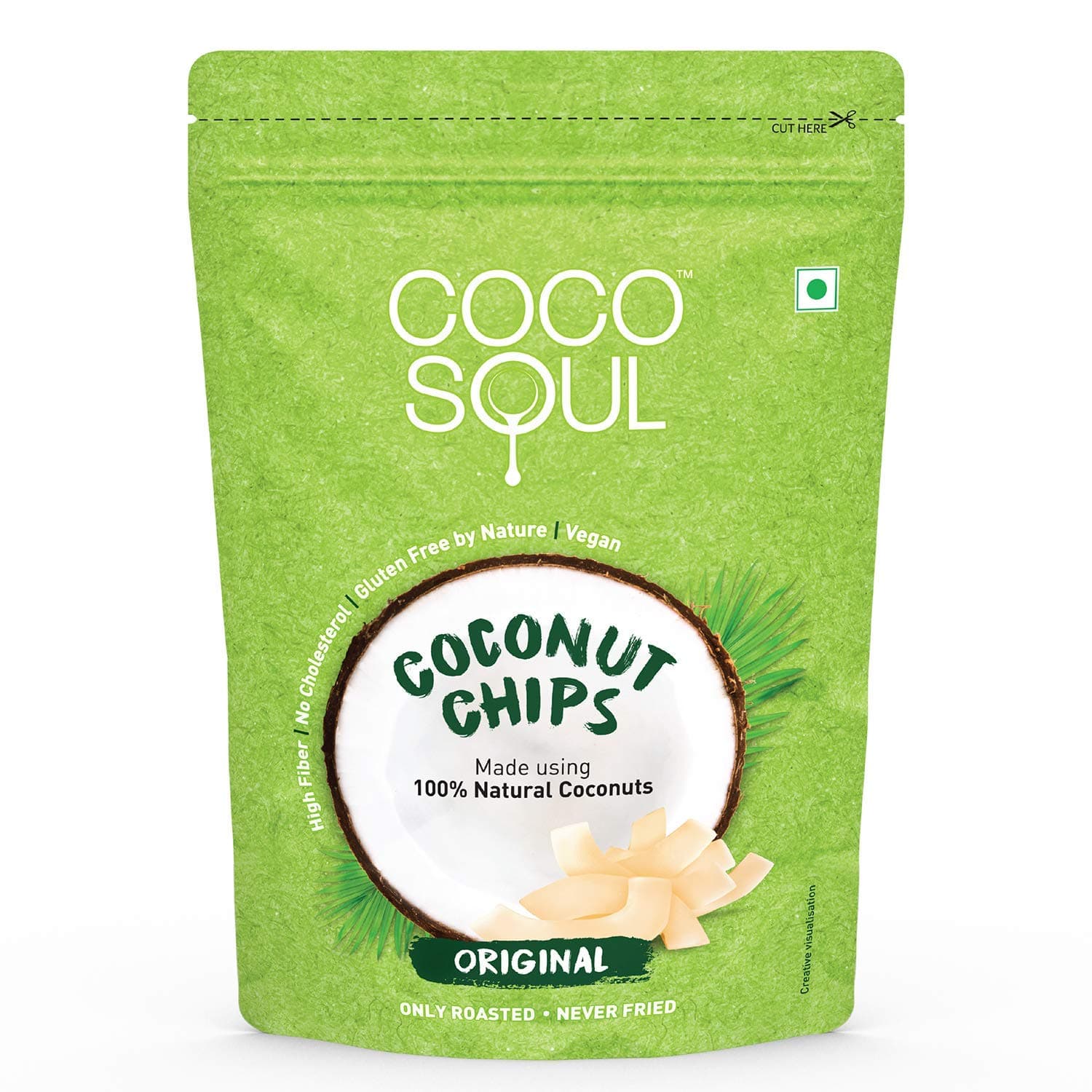 Coco Soul Coconut Chips, Original, 33g