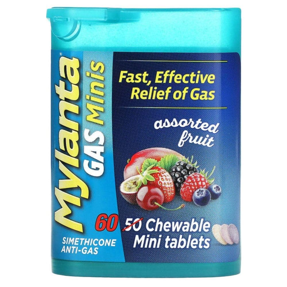 Mylanta Gas Minis, Assorted Fruit