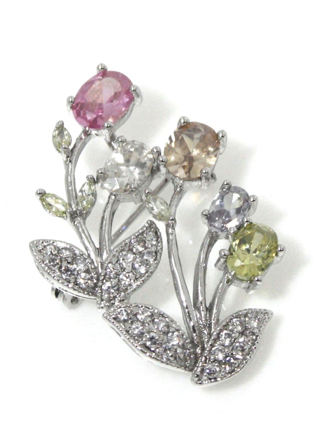 Muni Chloris Blossom Crystal Pin