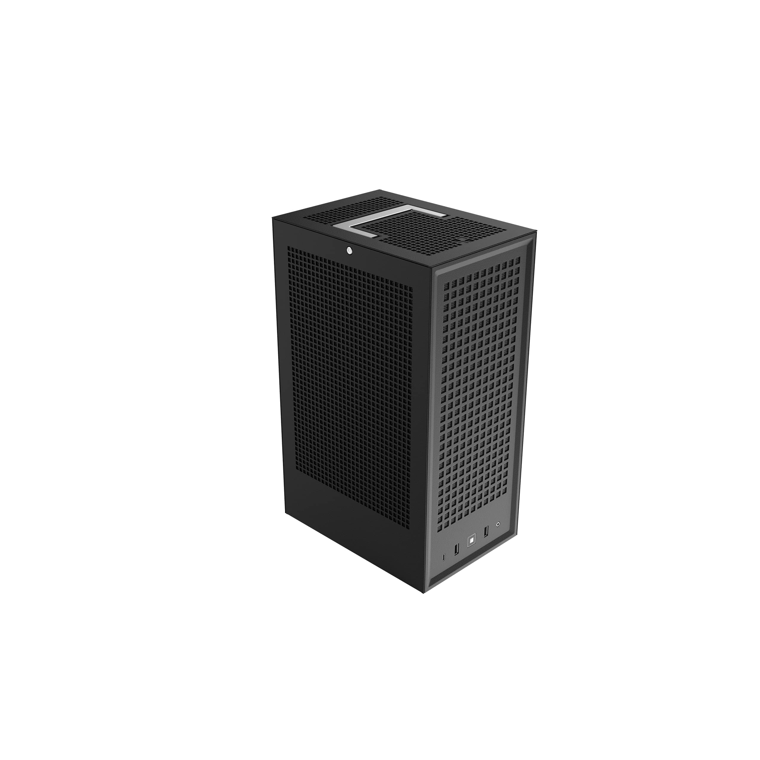 Revolt 3 Small Form Factor Premium ITX Computer Gaming Case Only, Metal, Black