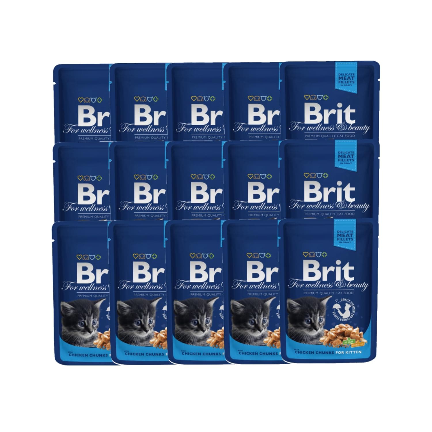 Premium Cat Pouch Chicken for Kitten 100G