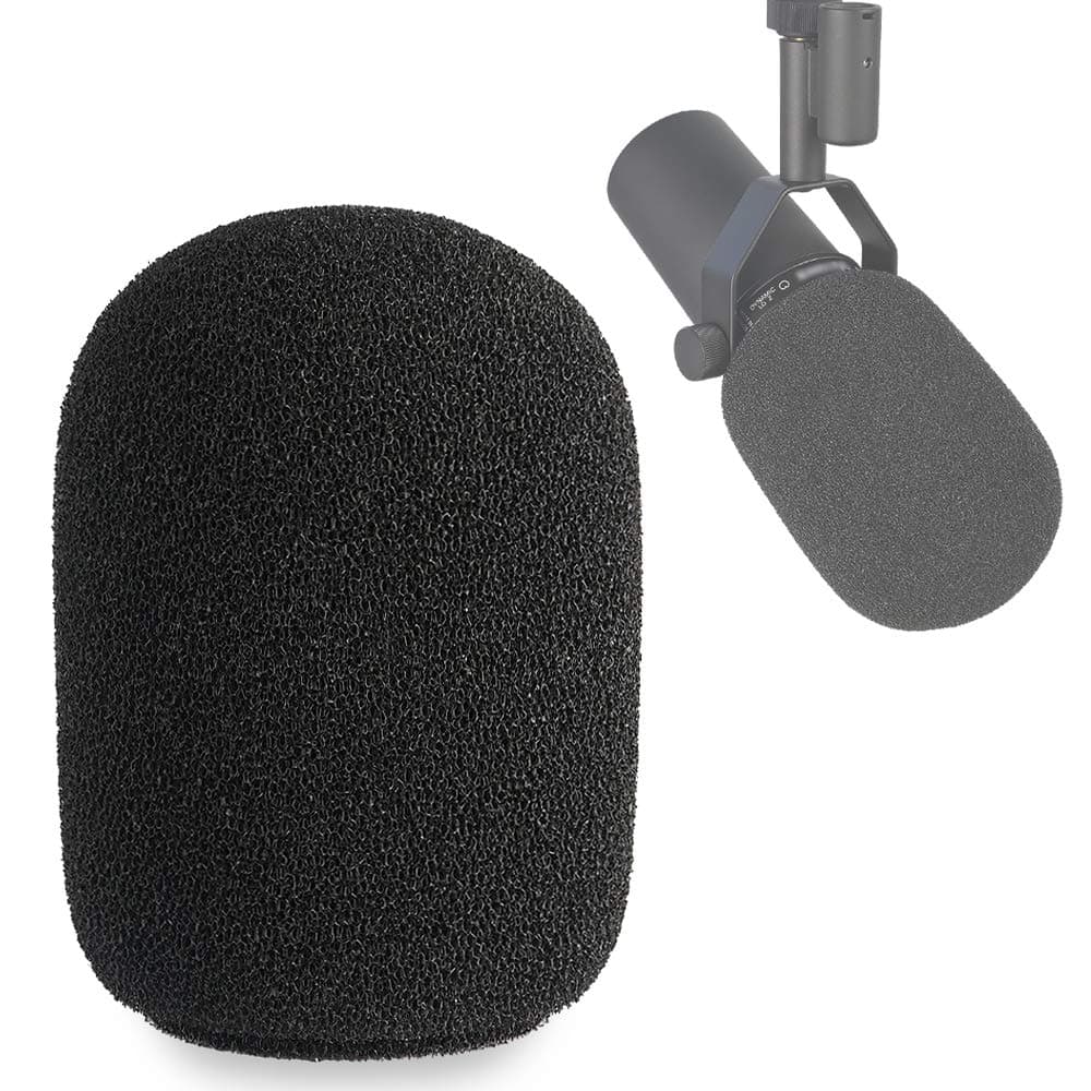 YOUSHARES SM7B Pop Filter for Shure Dynamic Vocal Microphone, Windscreen Compatible With RK345 and A7WS Replacement