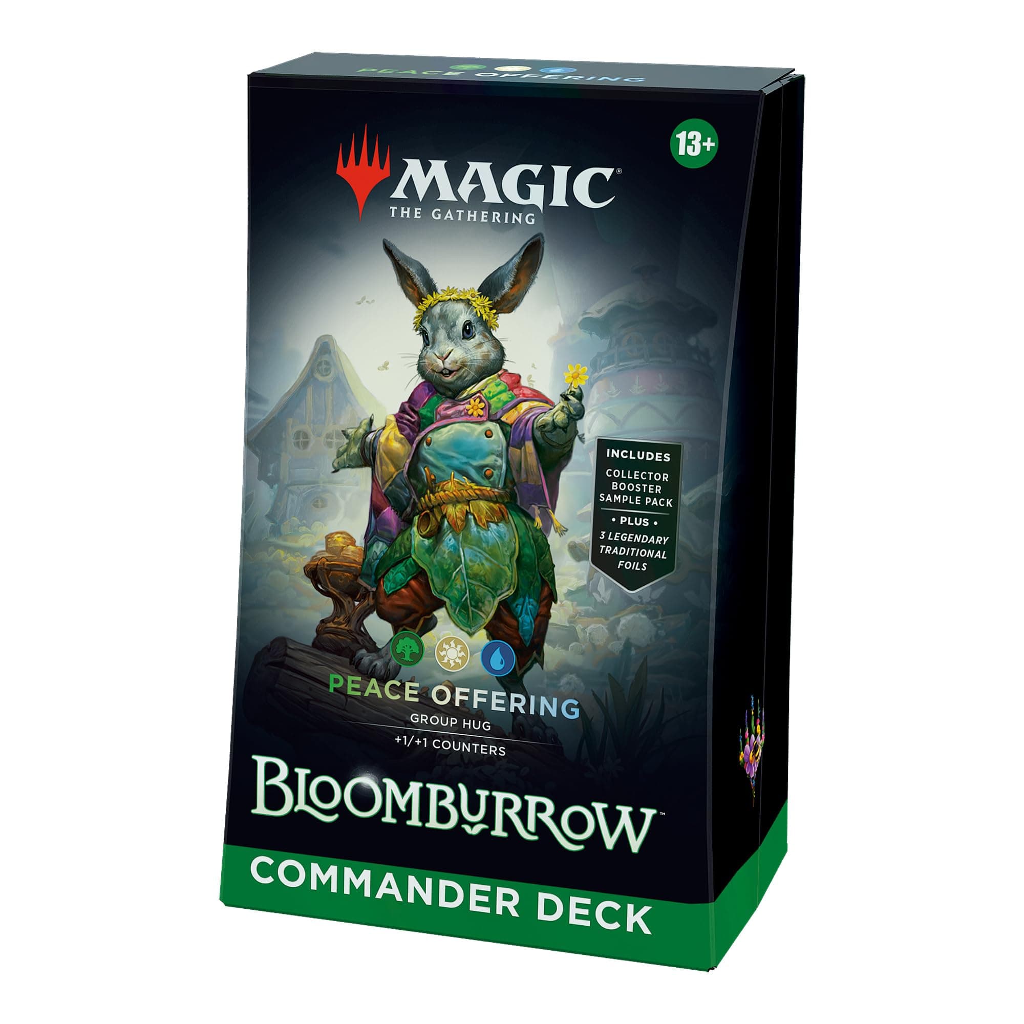 Bloomburrow Commander Deck - Peace Offering (100-Card Deck, 2-Card Collector Booster Sample Pack + Accessories) (English Version)