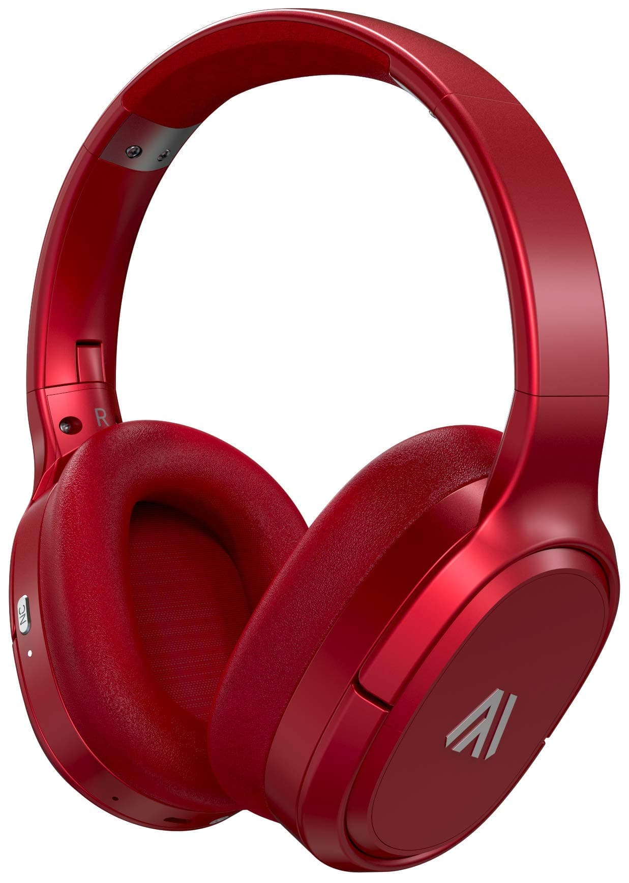 Wireless Bluetooth Headphones (Over Ear | Active Noise Cancelling) - Red
