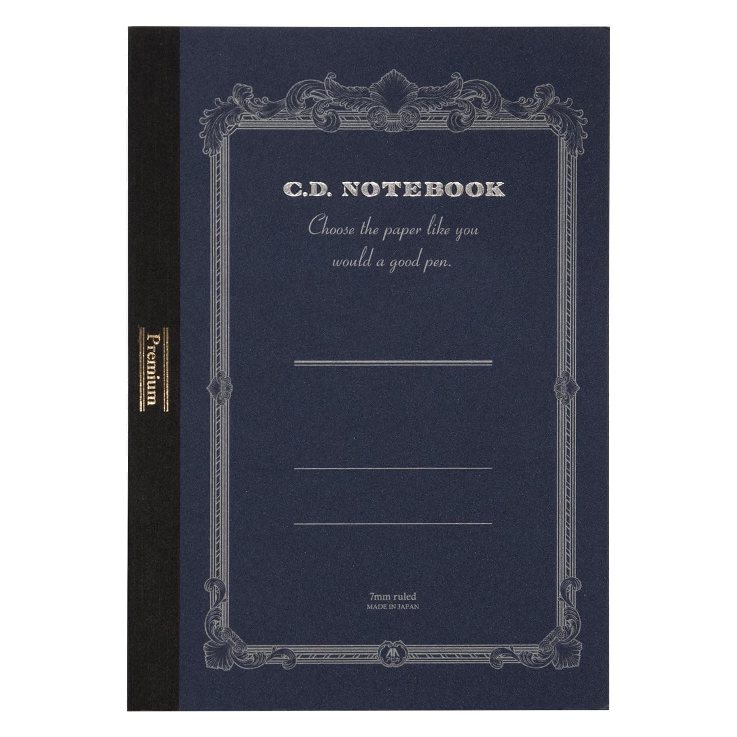 Apica Premium C.D. Notebook - A5-7 mm Rule - 96 Sheets