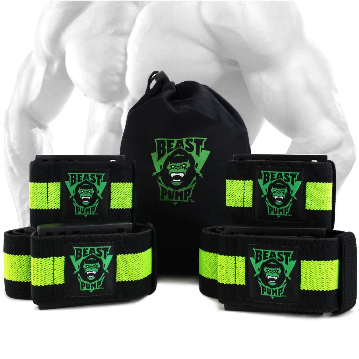 Occlusion Training Bands, Blood Flow Restriction Workout, BFR Booty Bands Glute Equipment, Butt Arm Leg Muscle Squat Straps