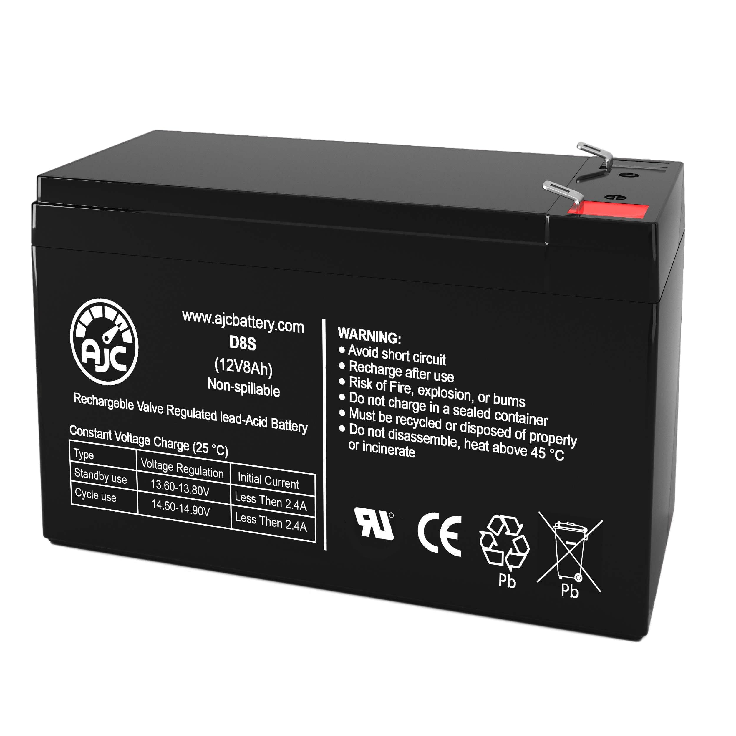Battery Compatible with APC Back-UPS CS 500 12V 8Ah UPS Battery