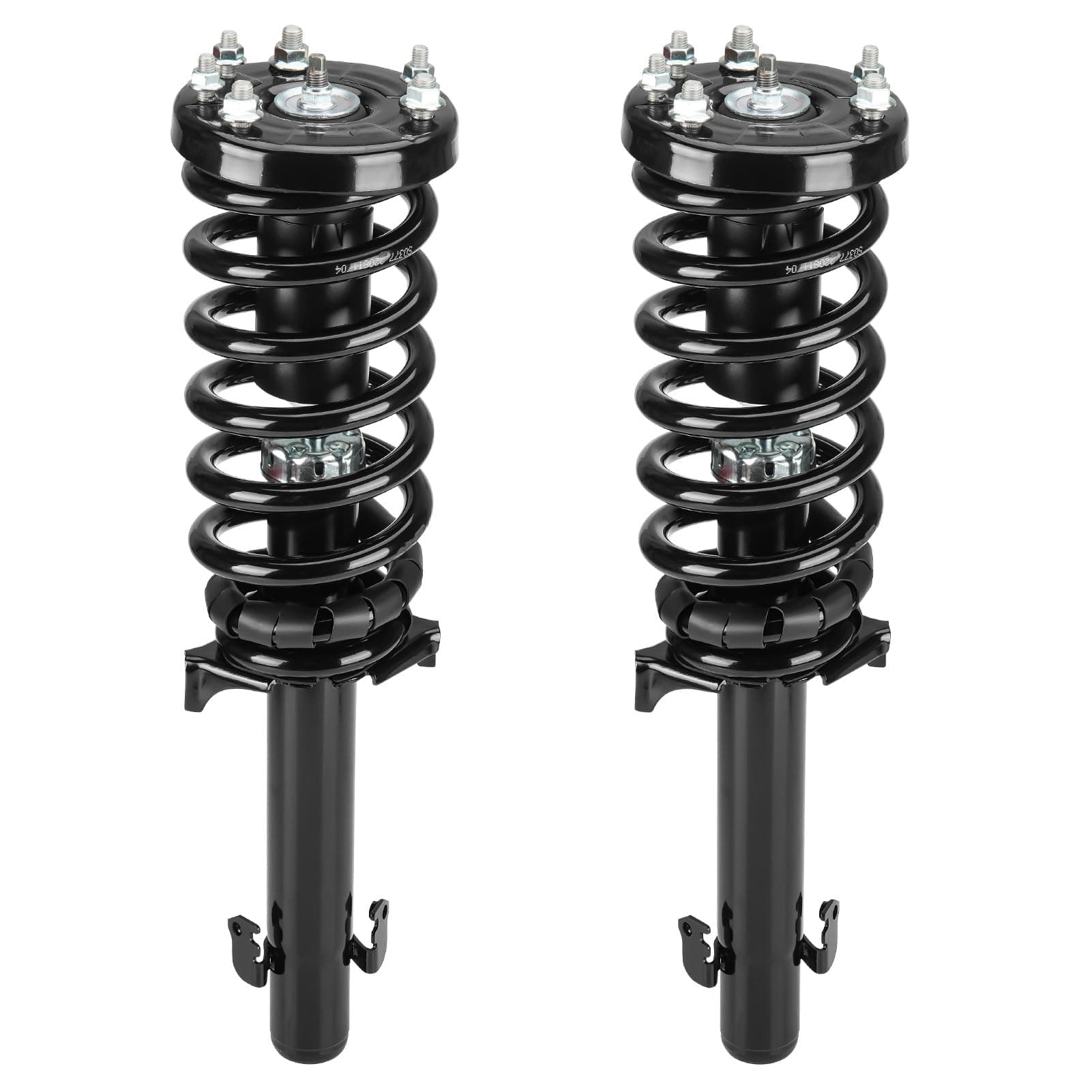 Front Strut Shock Assembly w/Coil Spring for Honda Accord 2008-2012 2.4L Sedan (Only) & All Coupes, Replace 172562L 172562R, Left & Right, 2PCS