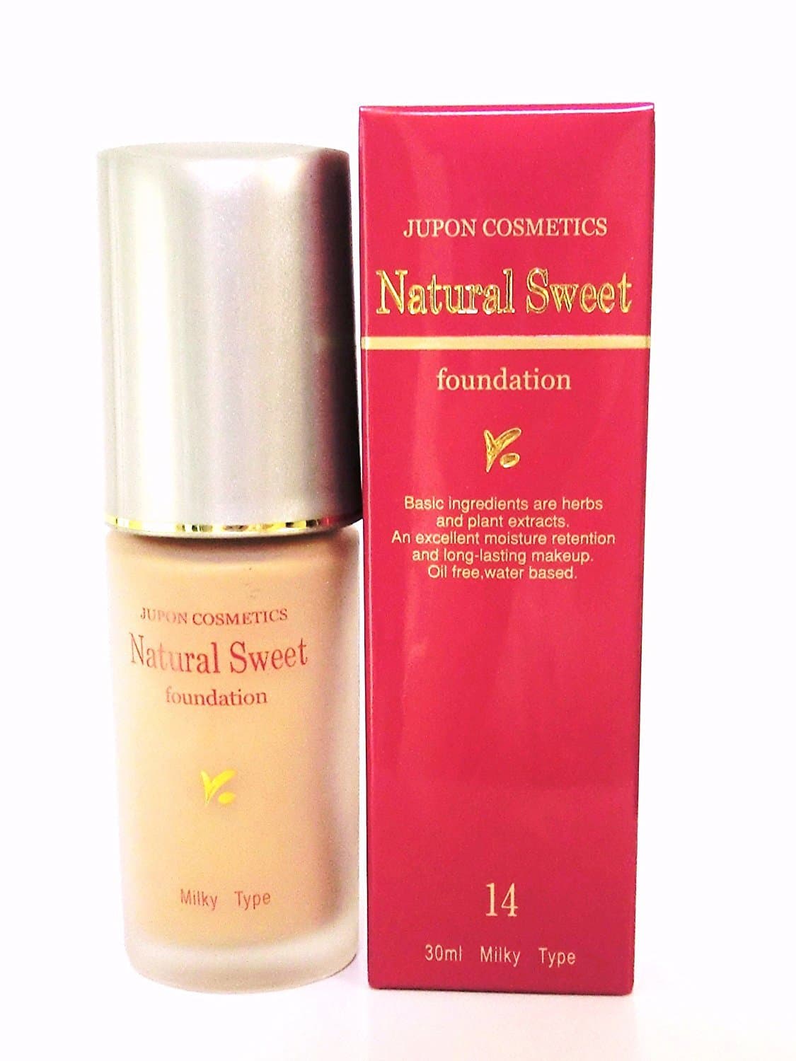 Natural Sweet foundation 14 Light Brown 30ml