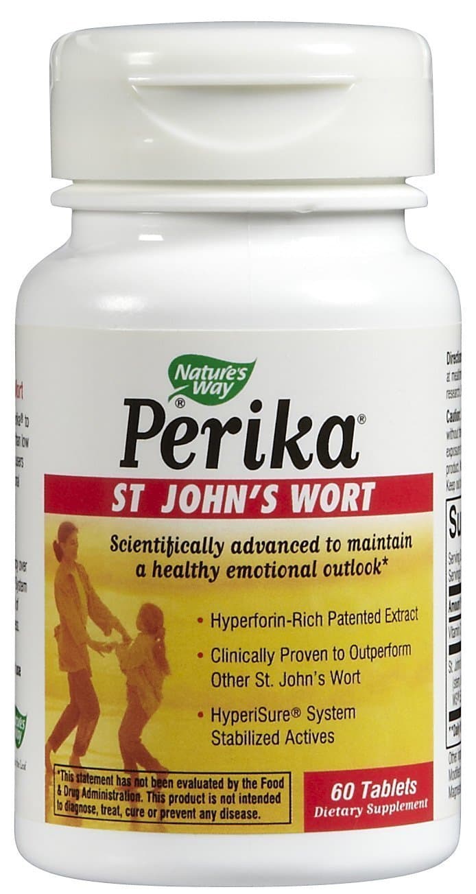 Perika (St. John's Wort) Nature's Way 60 Tabs (Packaging May vary)