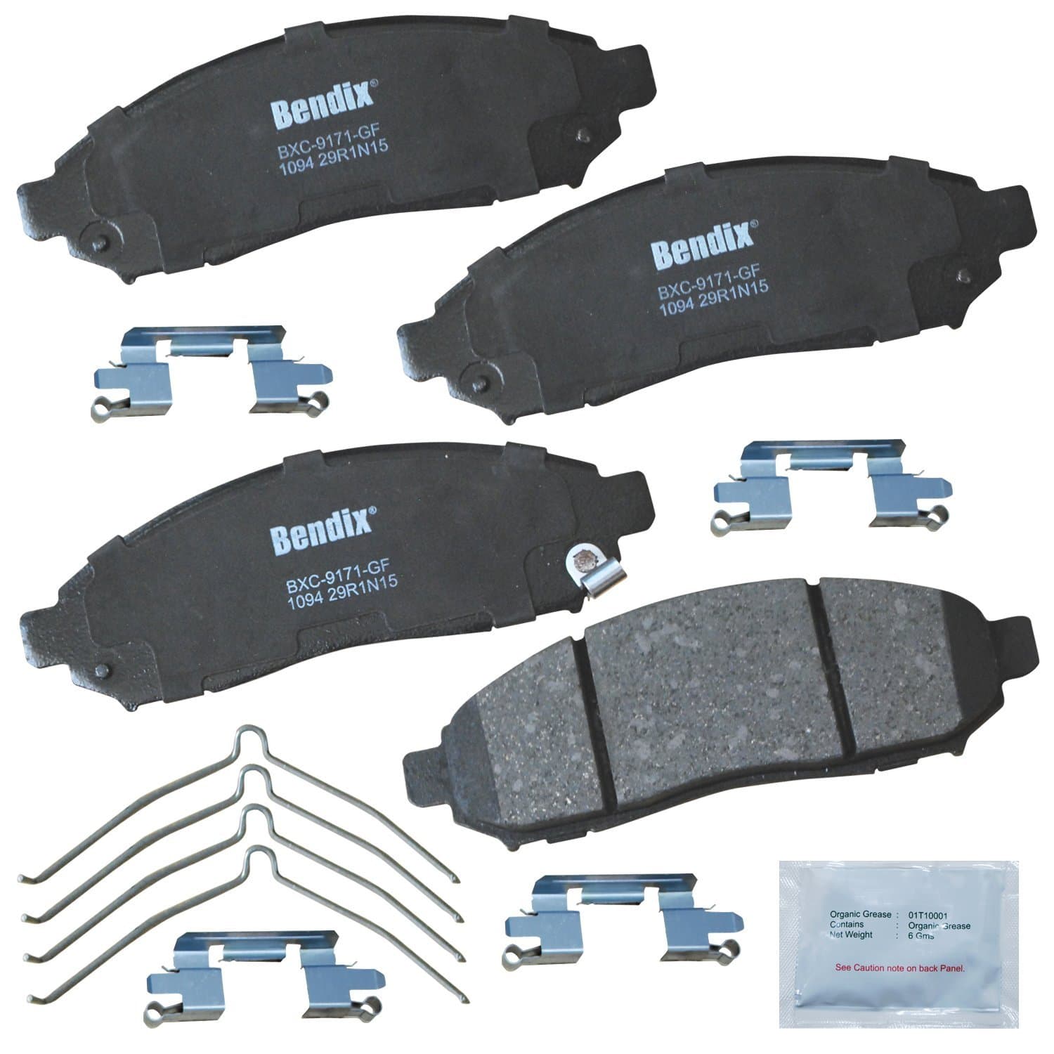 Priority1 CFC1094 Ceramic Front Brake Pads for Select Models Chevrolet City Express, Nissan Frontier, LEAF, NV200, Pathfinder, Xterra, Suzuki Equator