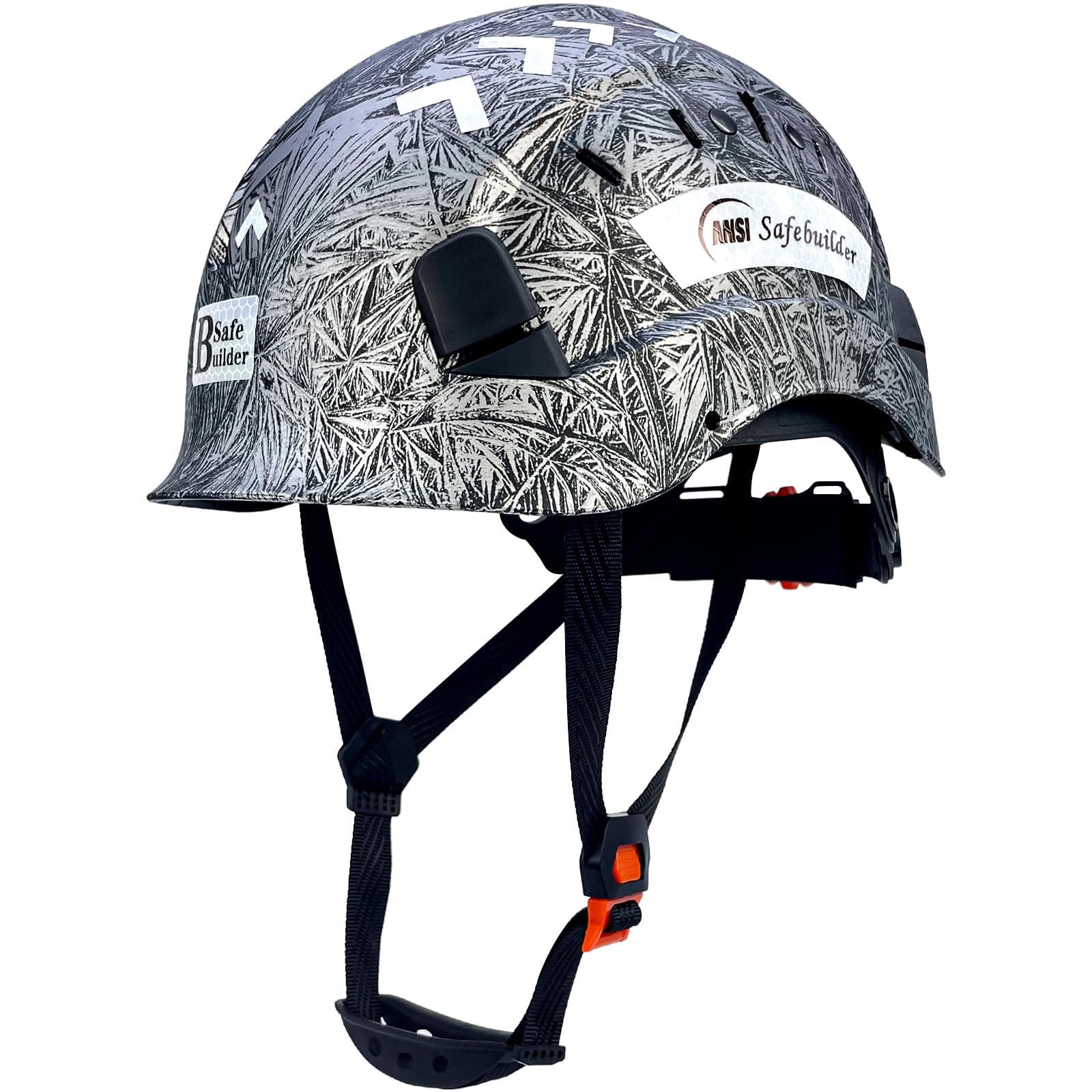 Construction Safety Helmet ABS Hard Hat Adjustable Ventilation System Hardhats Industrial Work Head Protection for Men Certified ANSI/ISEA Z89.1