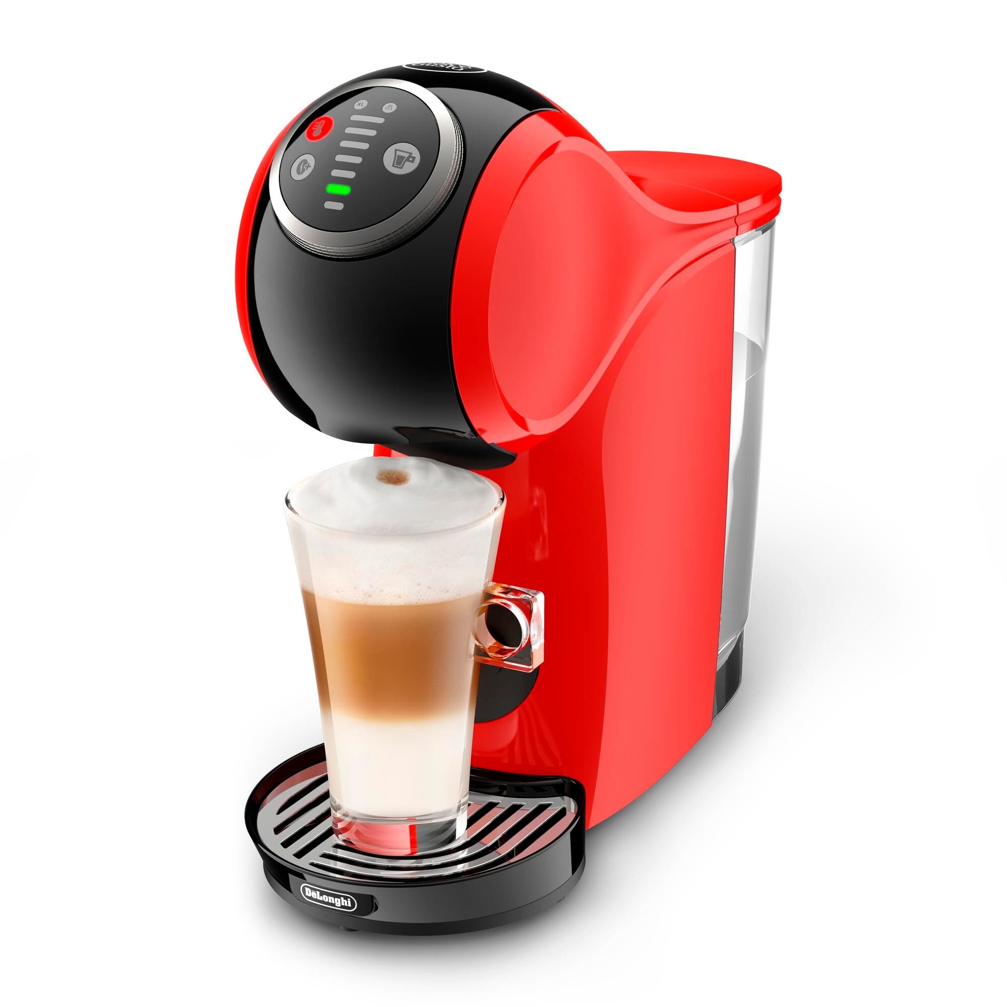 NESCAFÉ DOLCE GUSTO by De'Longhi GENIO S PLUS Automatic Capsule Coffee Machine with Compact & Powerful up to 15 Bar Pressure, Cappuccino, Tea, Hot Chocolate & Espresso Coffee Maker EDG315.R Red