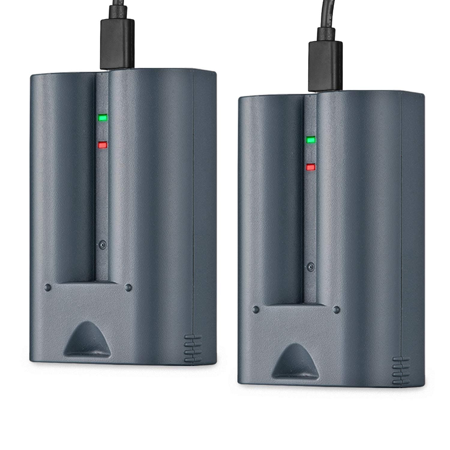 KUNLUN 2-Pack Replacement Battery Compatible with Ring-Doorbell Camera 2, Ring Video Doorbell 2, Spotlight Camera, Door View Camera, Rechargeable Li-ion Batteries Camera Indoor