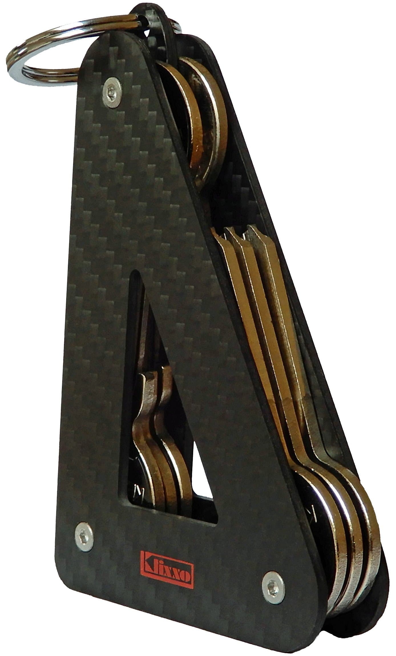 Klixxo Triangular Key Holder | The smart Key Holder made of carbon fiber