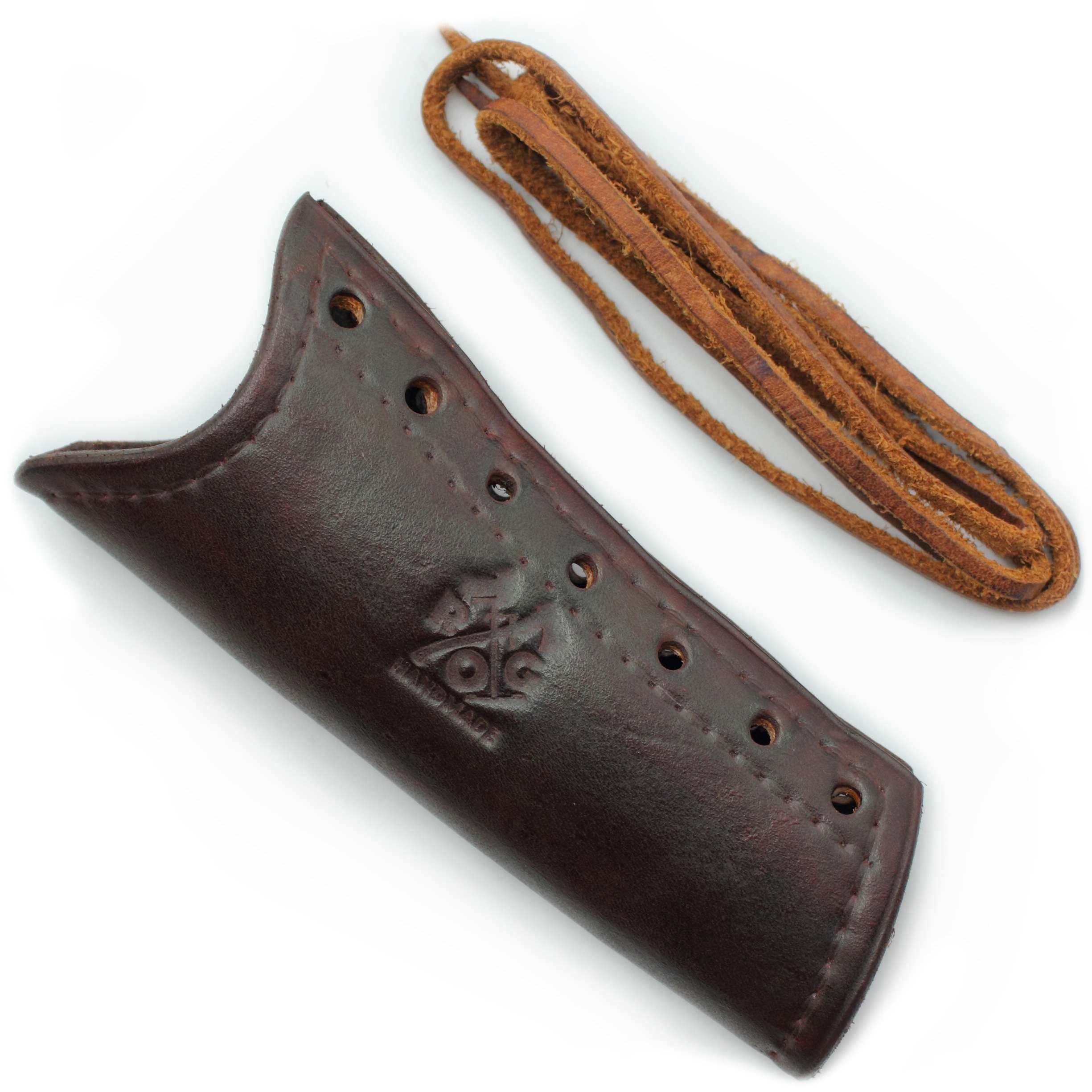 Leather Axe Handle Guard/Collar (Gransfors Bruk Mini Hatchet, Brown)