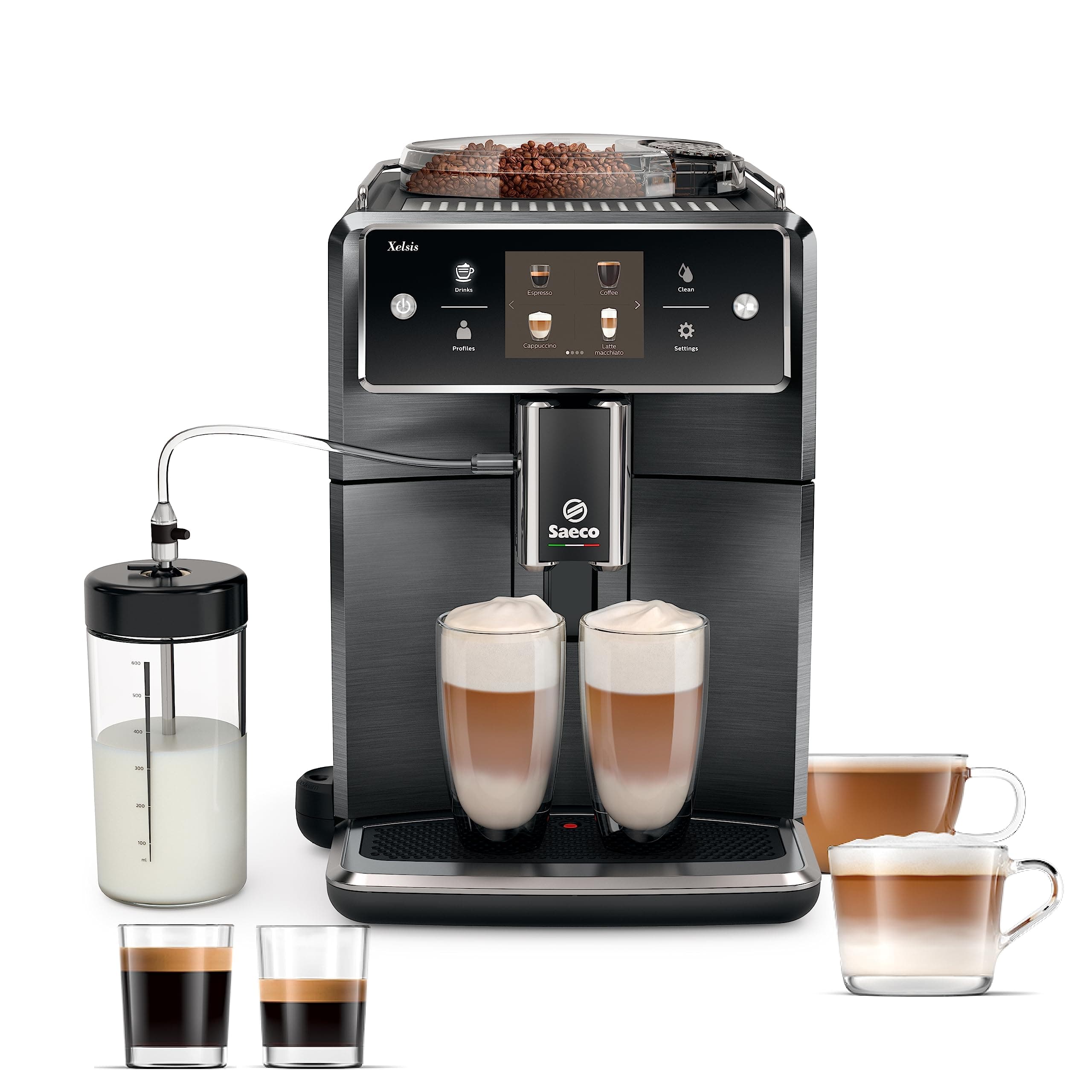 Saeco Sm7684/04 Esspresso Machine, Large, Titanium