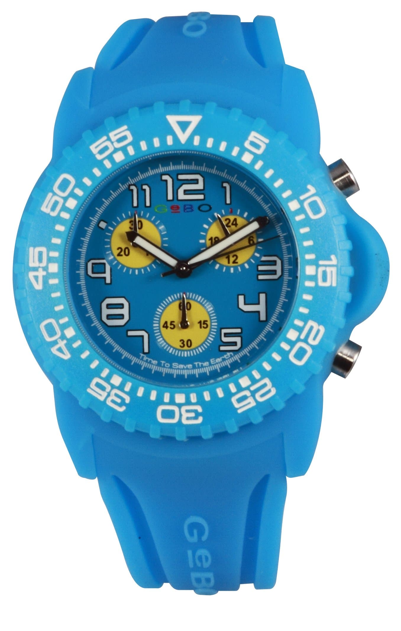 GeBo Sky Blue Chrono Watch