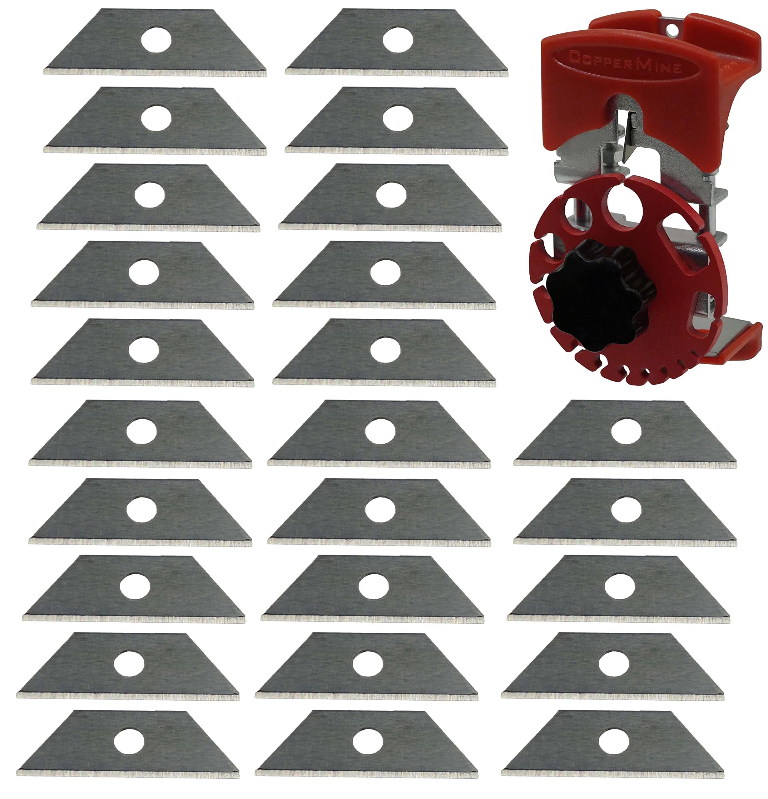 25x Premium Copper Wire Stripper Replacement Blades for CopperMine's Handheld Wire Stripper