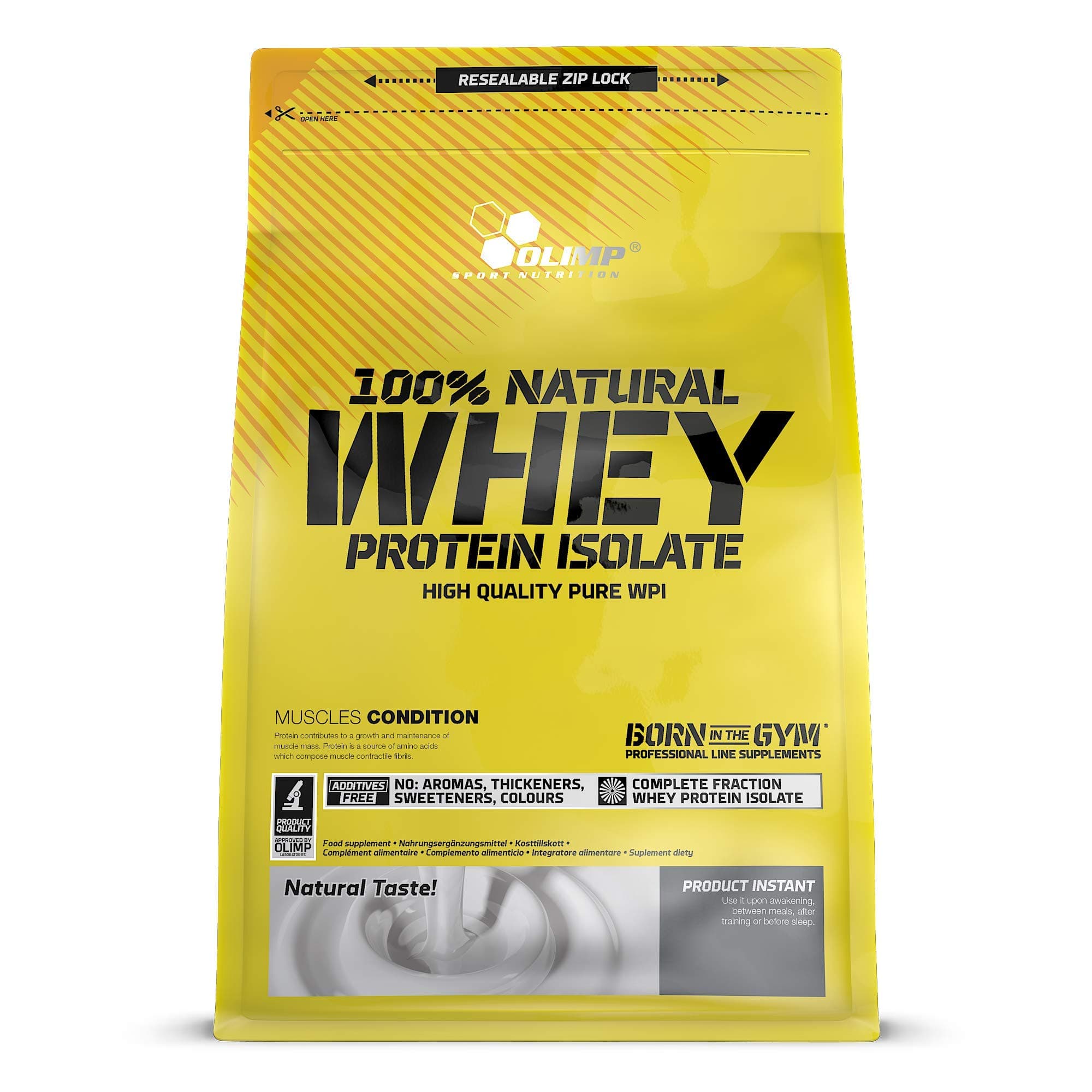 100 Percent Natural Whey Protein Isolate (600 g) Unflavoured