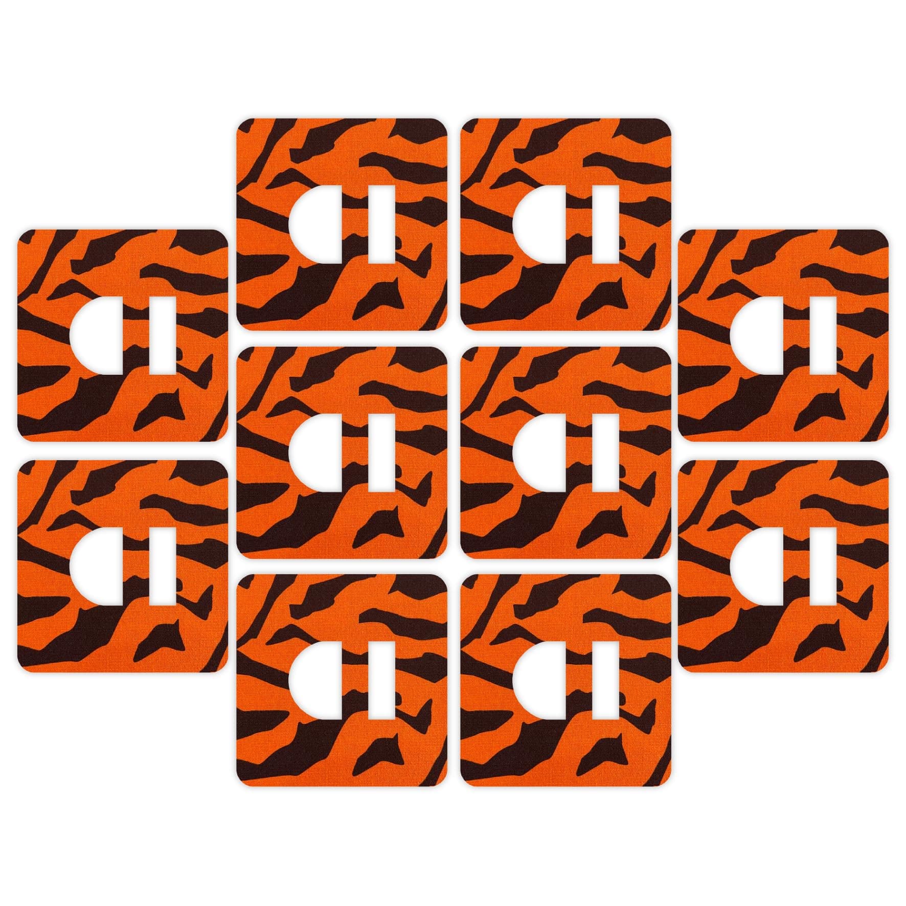 Omnipod overtape Adhesive Patch, Extra Secure & Water Resistant. (Tiger)