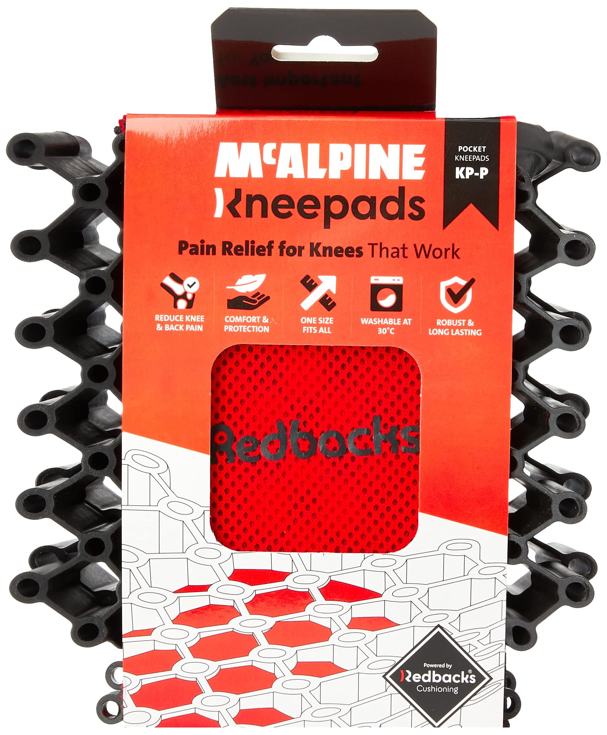 REDBACKS Advanced Slide-in Knee Pads - Suitable for all Workwear Pants that have knee pad pockets (these knee pads do not have straps)